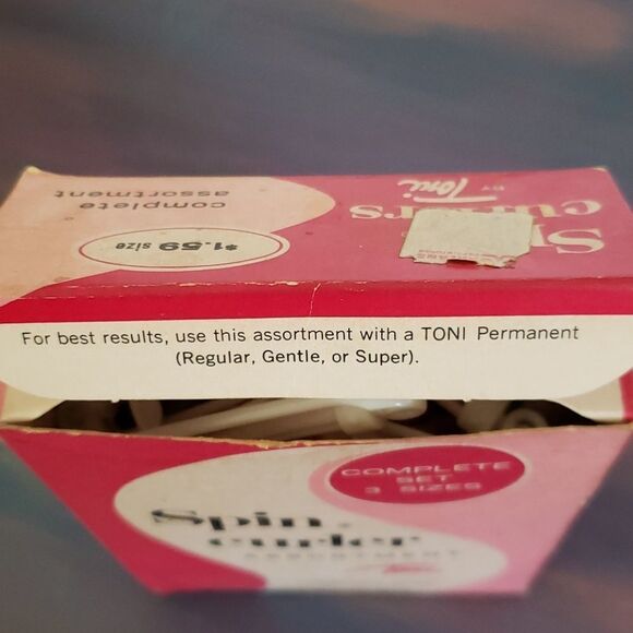 Vintage Box of Toni Spin Curlers - 45 ct - Picture 12 of 12